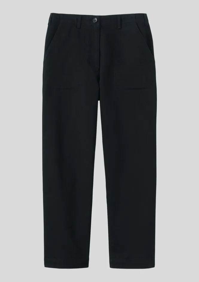Denim|Jeans-TOAST Ashley Organic Cropped Jeans Black