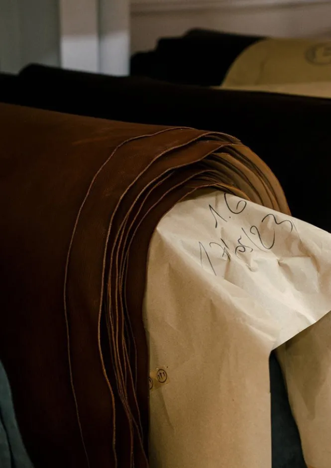 Bags & Belts-TOAST Bleu De Chauffe Leather Wallet Marine