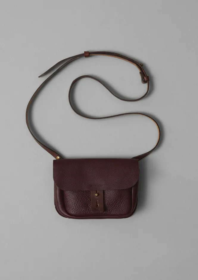 Bags & Belts-TOAST Bleu De Chauffe Mini Workwear Bag Burgundy