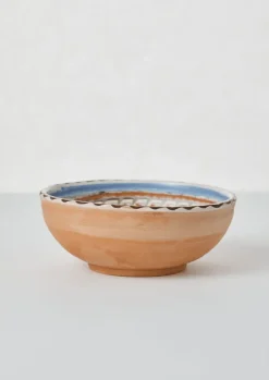 Ceramics|Tableware-TOAST Casa de Folklore Horezu Bowl Blue/Coral/White