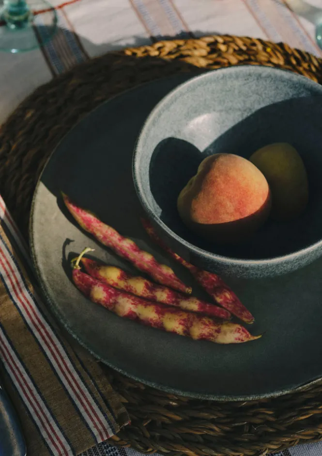 Ceramics|Tableware-TOAST Cove Stoneware Dinner Plate SpeckledGrey