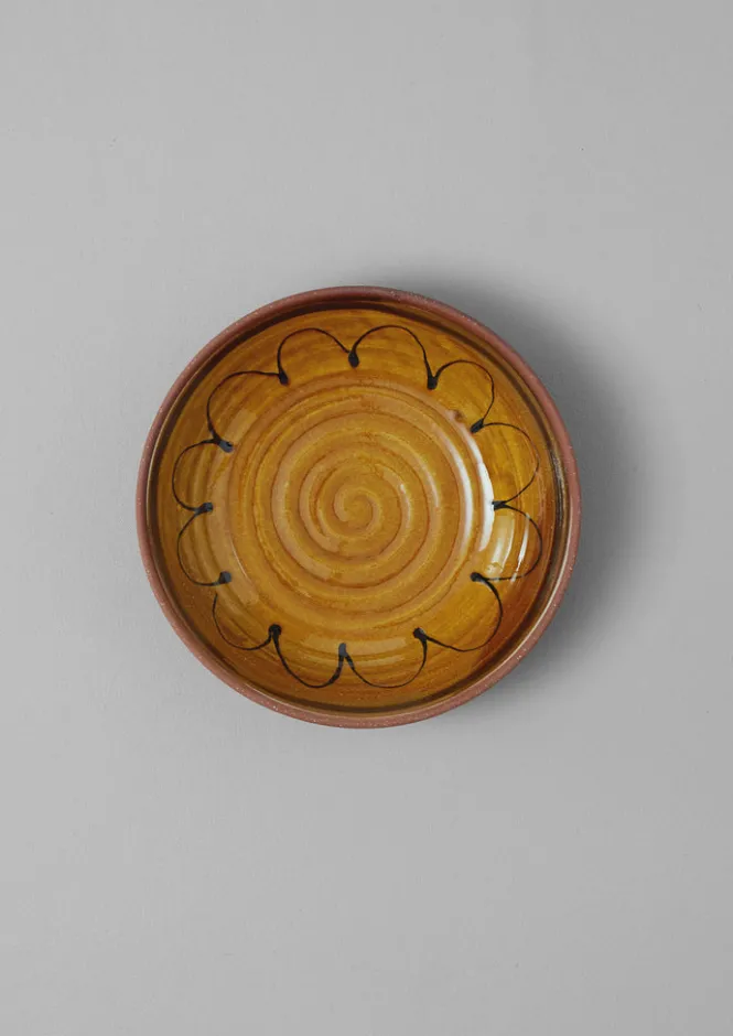 Ceramics|Tableware-TOAST Frances Savage Serving Bowl Honey/Terracotta