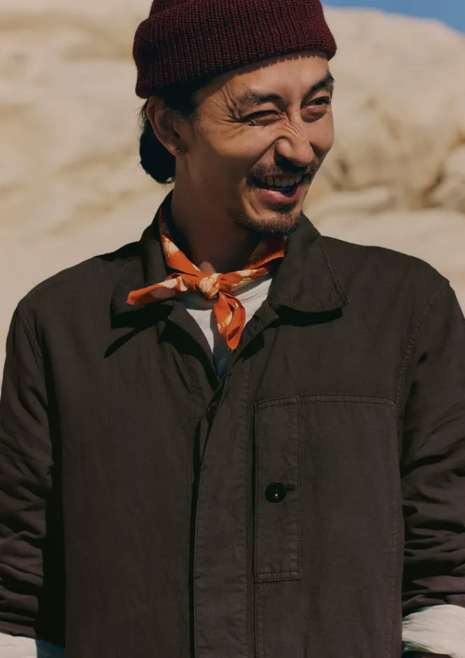 Hats, Scarves & Gloves-TOAST Heimat Mechanic Wool Hat Burgundy