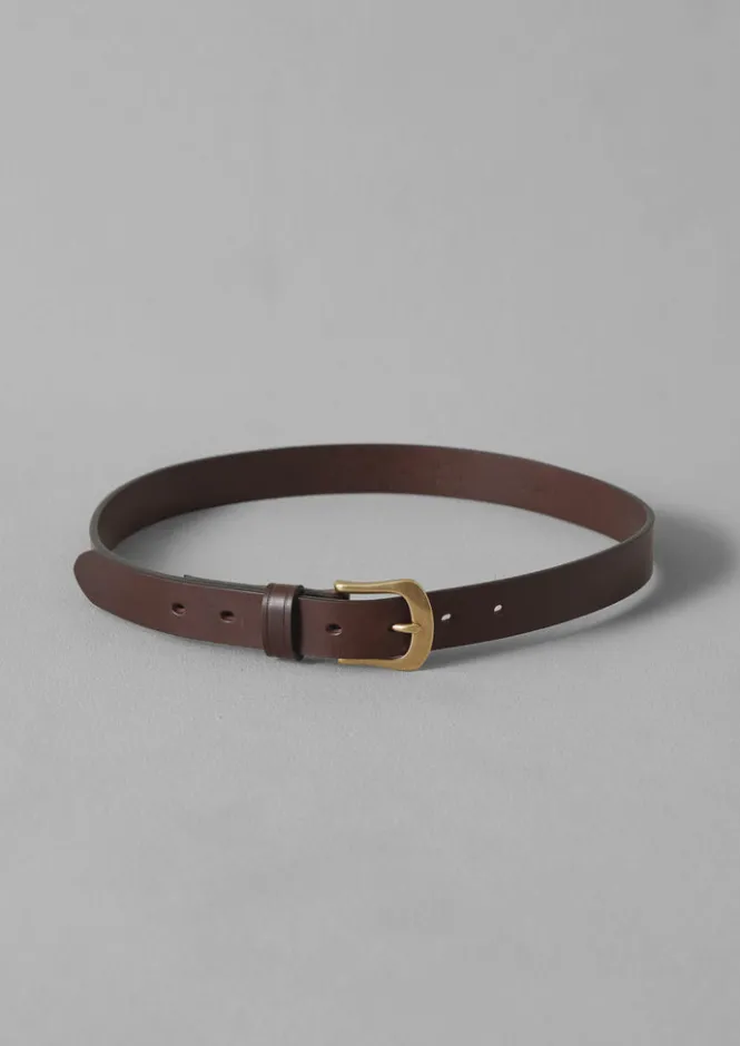 Bags & Belts-TOAST Jeans Belt Brown