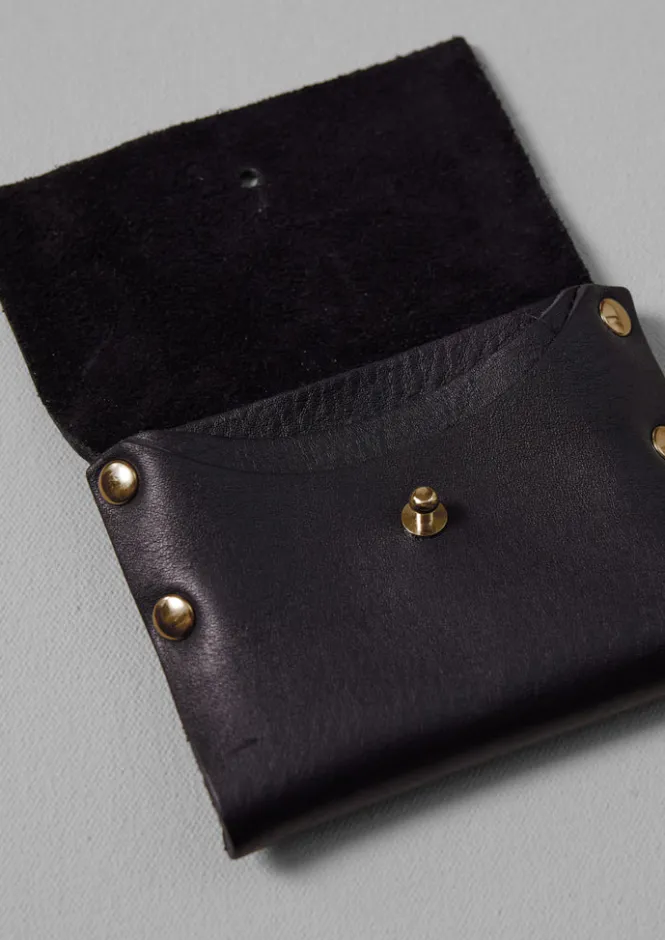 Bags & Belts-TOAST Kate Sheridan Leather Wallet Black