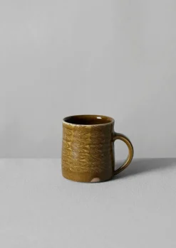 Ceramics|Tableware-TOAST Lily Pearmain Ripple Mug Ochre