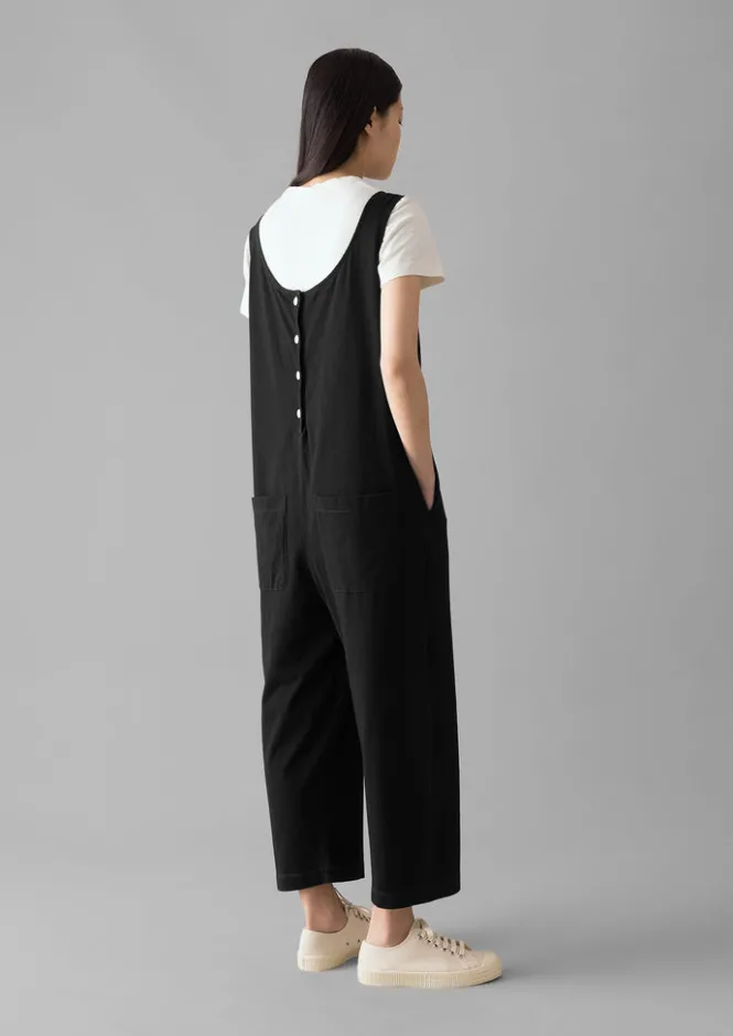 Loungewear|Jumpsuits-TOAST Lydia Jersey Jumpsuit WashedBlack
