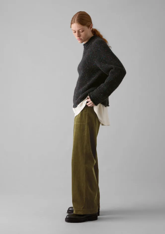 Knitwear-TOAST Orla Donegal Wool Sweater Galaxy