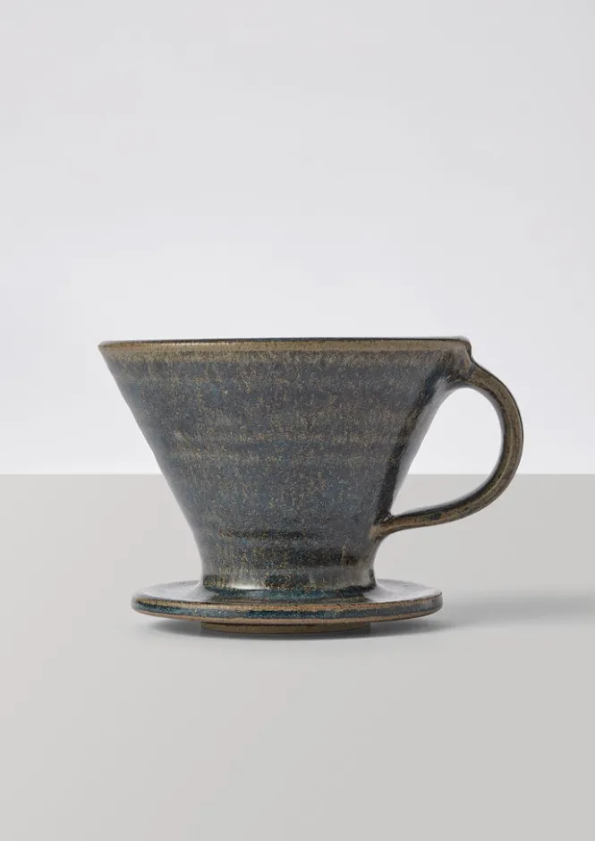 Ceramics|Kitchen-TOAST Pottery West Pour Over Coffee Set Slate