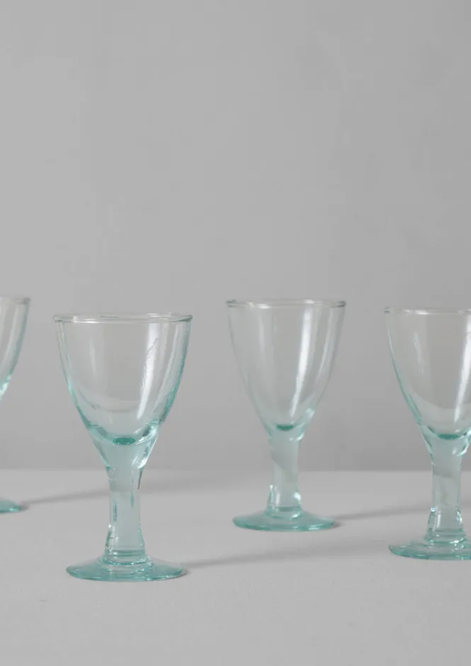 Glass|Tableware-TOAST Recycled Bolivian Wine Glasses Set Clear
