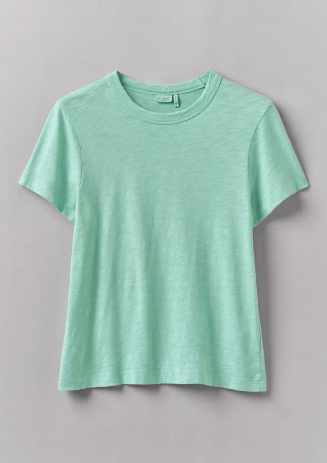 Jersey|Tops & Tees-TOAST Sadie Organic Cotton Boy Tee SummerHouseGreen