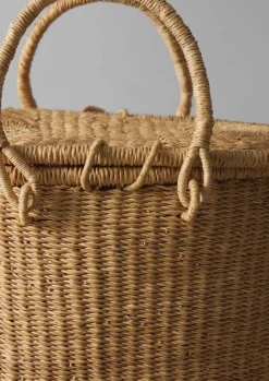 Baskets-TOAST Veta Vera Grass Picnic Basket Natural